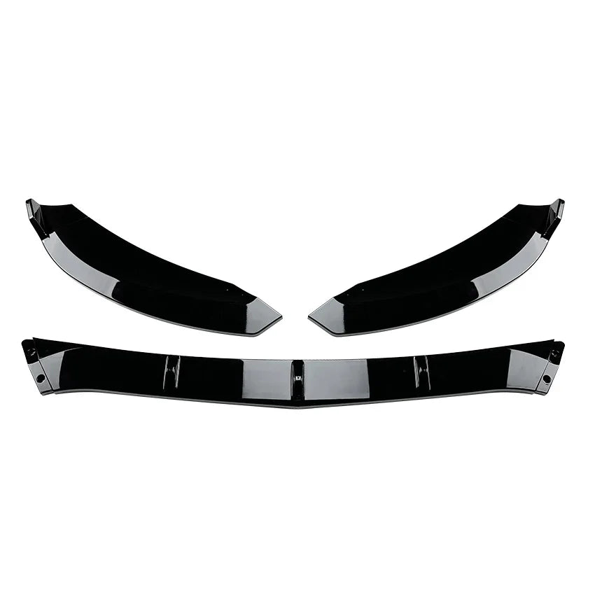 Mercedes Clase C W205 Lip Frontal Estilo V Negro Brillo (2015-2018)