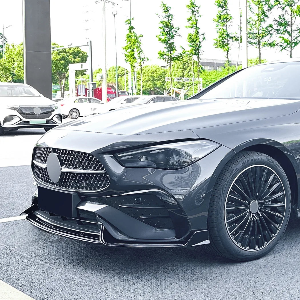 Mercedes CLE C236 Coupe AMG Style Gloss Black Front Lip Splitter (2024+)