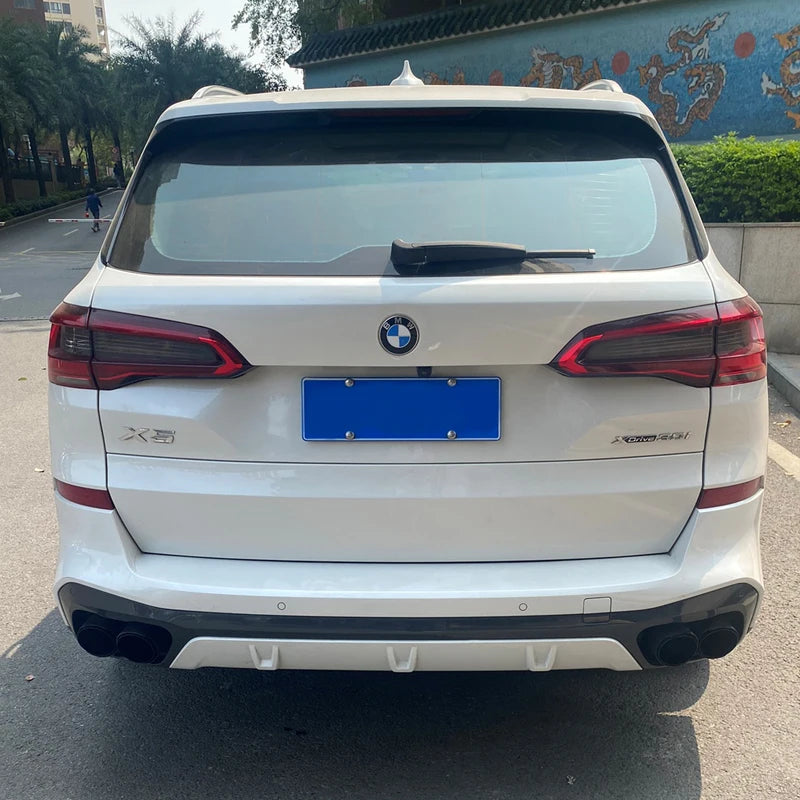BMW X5/X6/X7 | G05/G06/G07 Colas de escape cuádruples de carbono