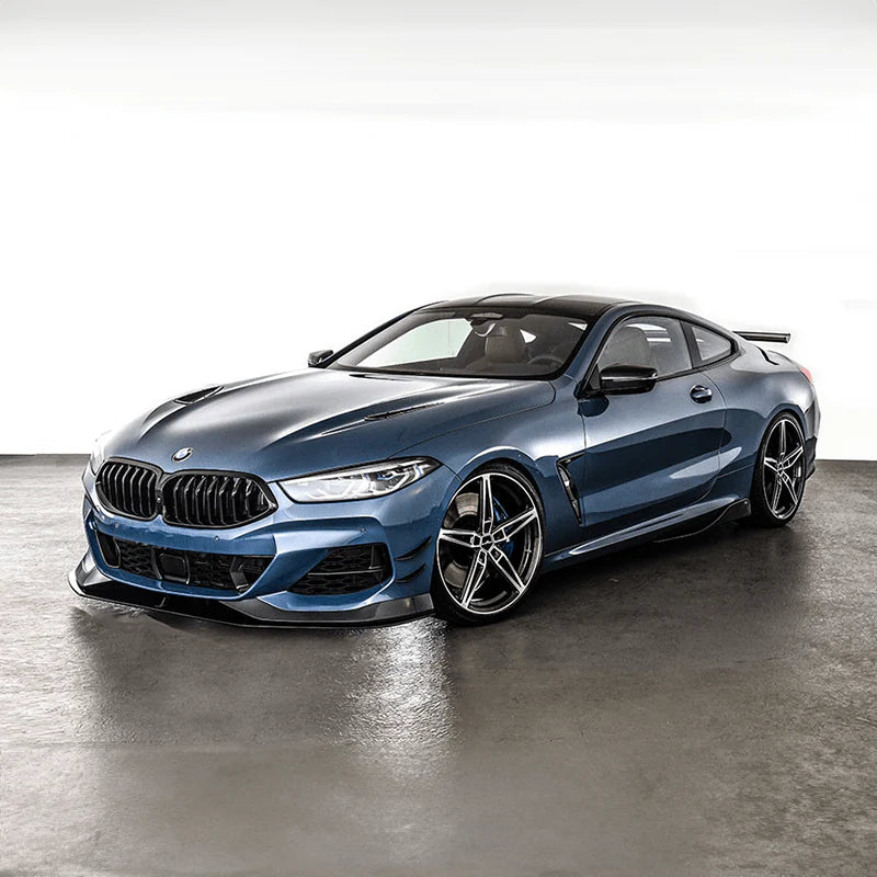 BMW Serie 8 G14 G15 G16 M-Sport Lip Frontal Estilo Ac de Carbono Prepreg Negro Brillo por OPTIC (2018+)
