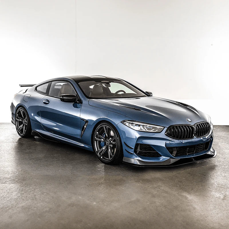 BMW Serie 8 G14 G15 G16 M-Sport Lip Frontal Estilo Ac de Carbono Prepreg Negro Brillo por OPTIC (2018+)