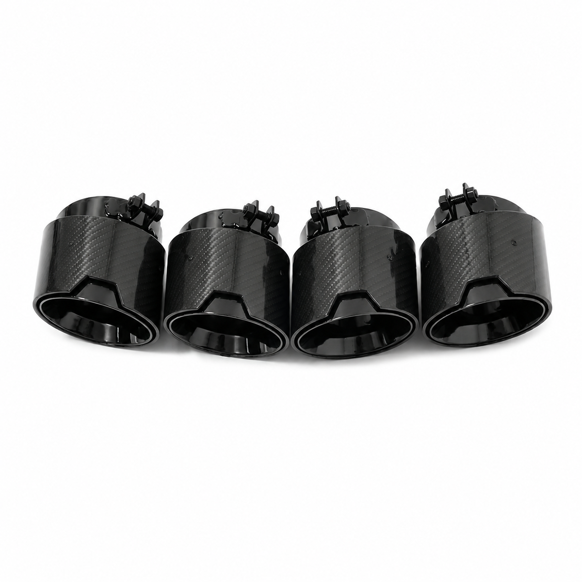 Colas de escape de carbono corte biselado para BMW M5 G90/G99