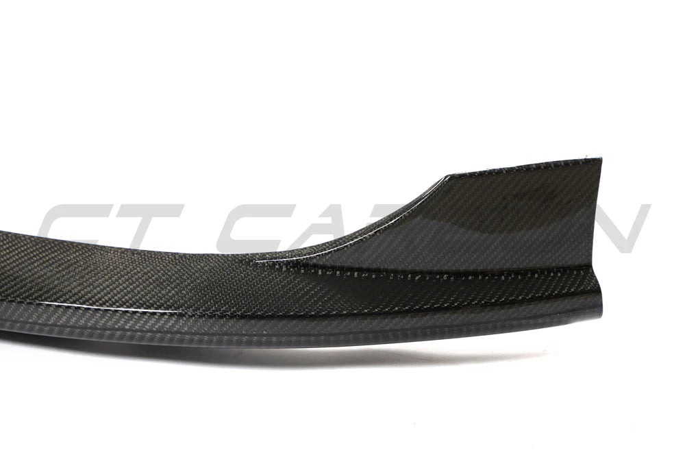 VW GOLF MK8 GTI CARBON FIBRE FRONT SPLITTER BY CT CARBON - Avoro Design