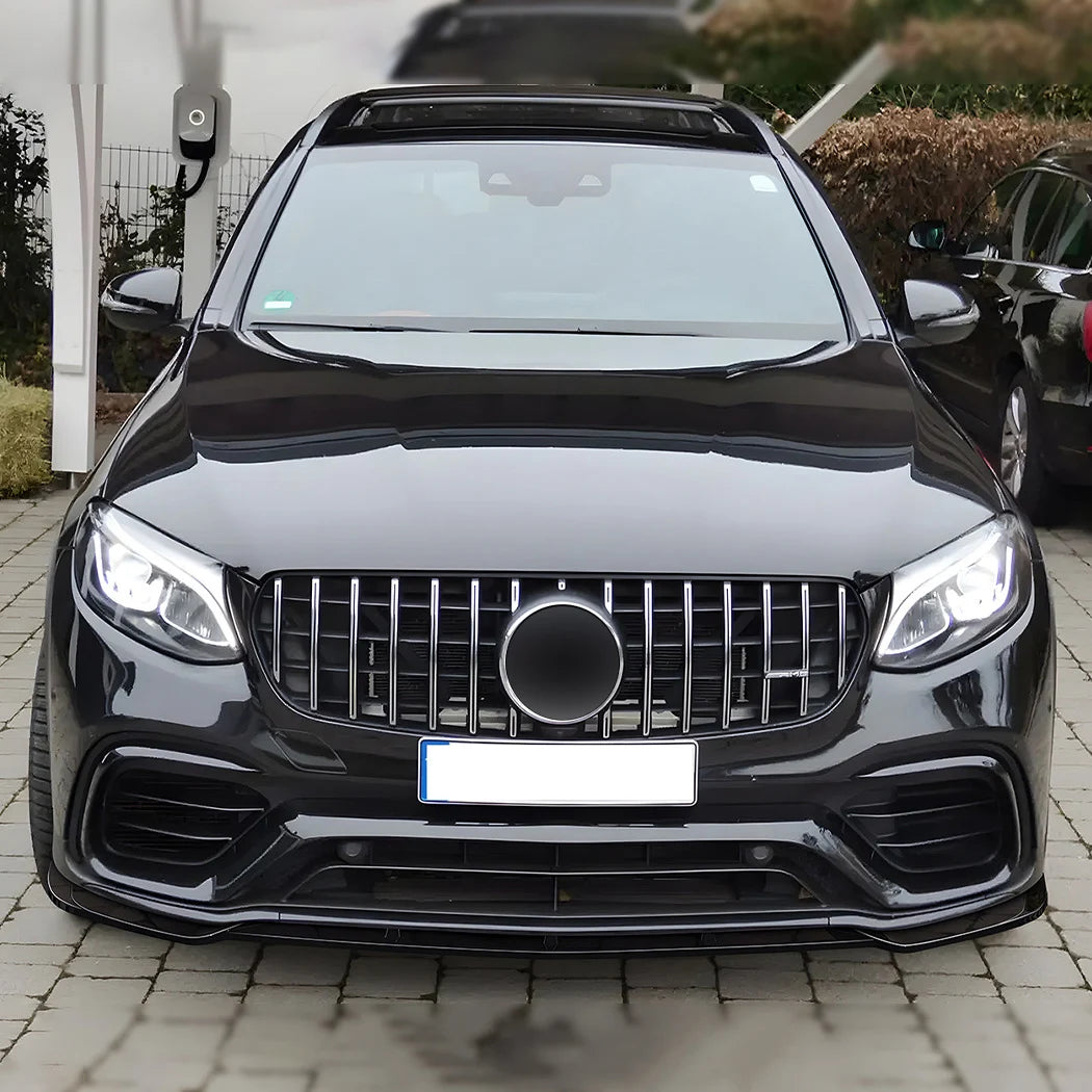 Mercedes X253 GLC63 AMG Lip Frontal Negro Brillo (2016-2019)