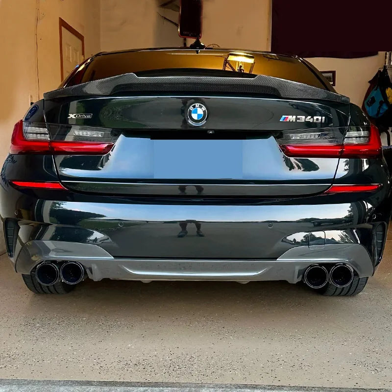 BMW Serie 2/3/4 | G42/G20/G22 | M240i/M340i/M440i Colas de escape cuádruples de carbono