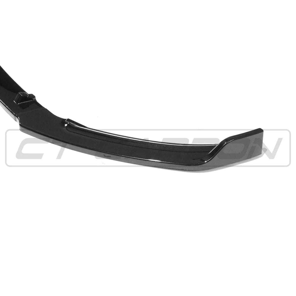 VW POLO MK6 2017-2020 GLOSS BLACK SPLITTER - CT CARBON - Avoro Design