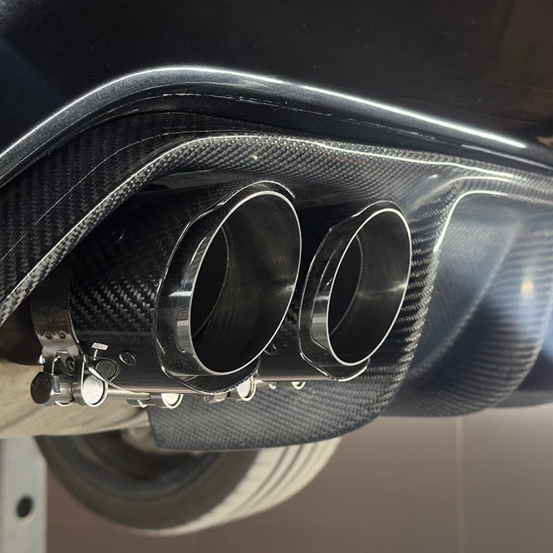 BMW Serie 6 640D/640I (F06/F12/F13) Colas de escape de carbono corte biselado