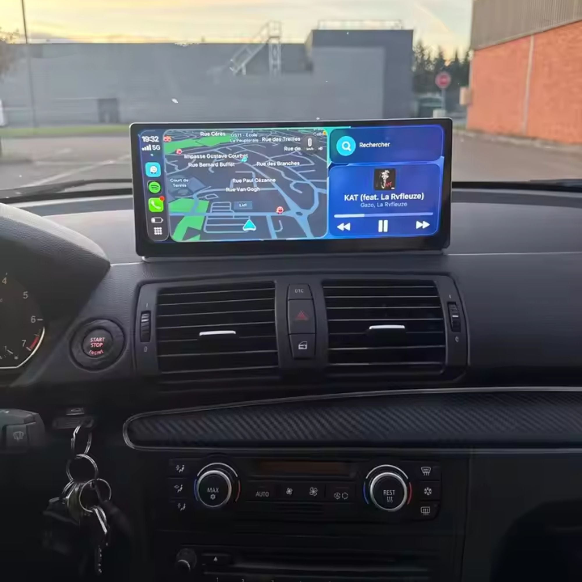 BMW Serie 1 E81/E82/E87/E88 | 12.3" Pantalla Táctil Apple CarPlay/Android Auto | (2004-2012)