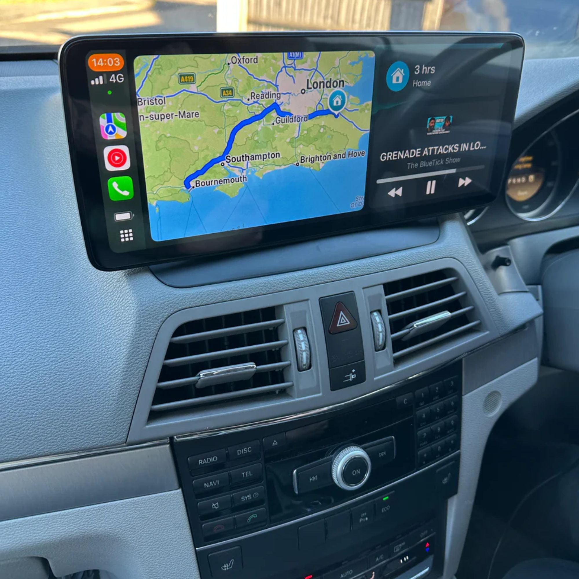 Mercedes E-Class C207 | 12.3" Pantalla Táctil Apple CarPlay/Android Auto | (2009-2016)