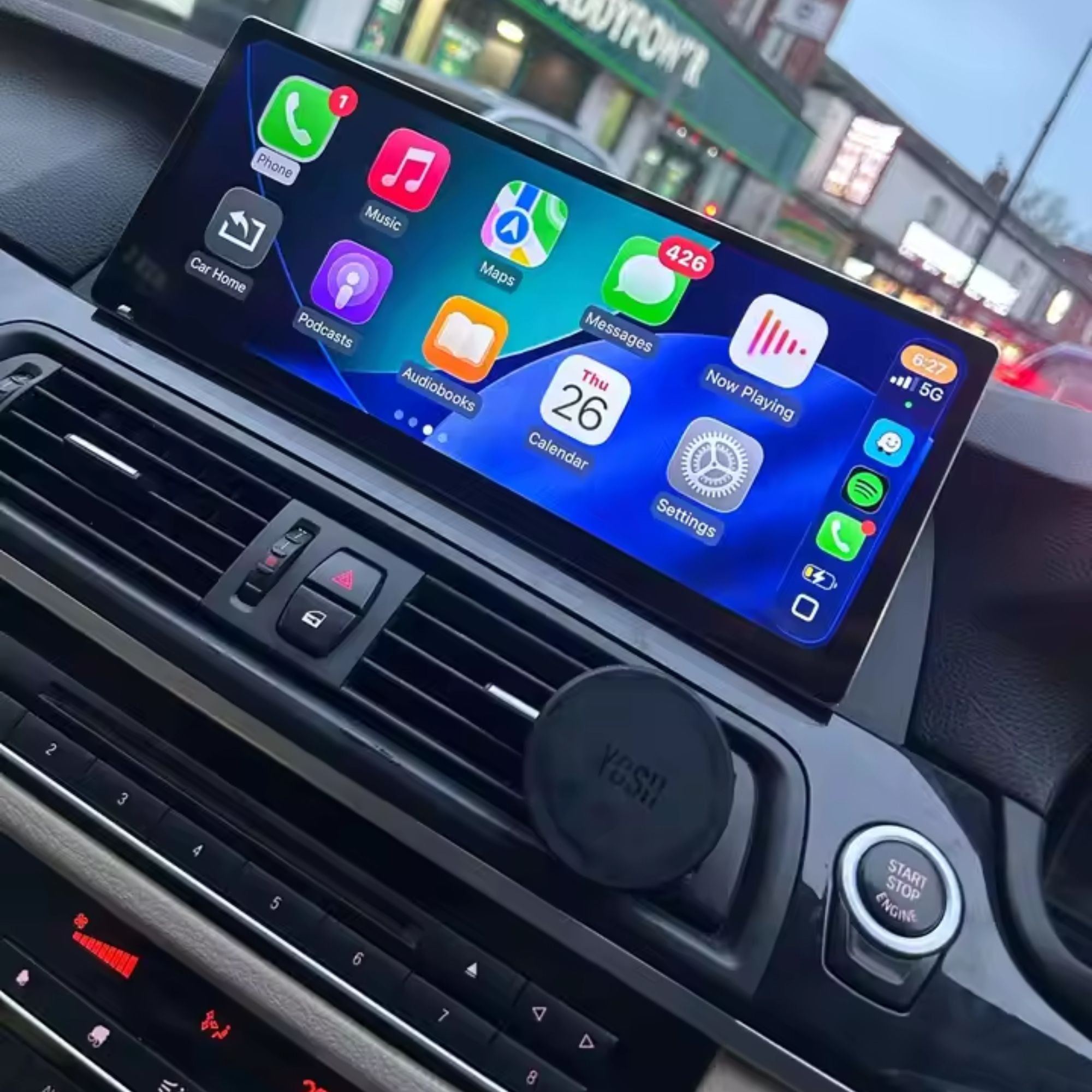 BMW Serie 5 & M5 F10/F11 | 12.3" Pantalla Táctil Apple CarPlay/Android Auto | (2010-2017)