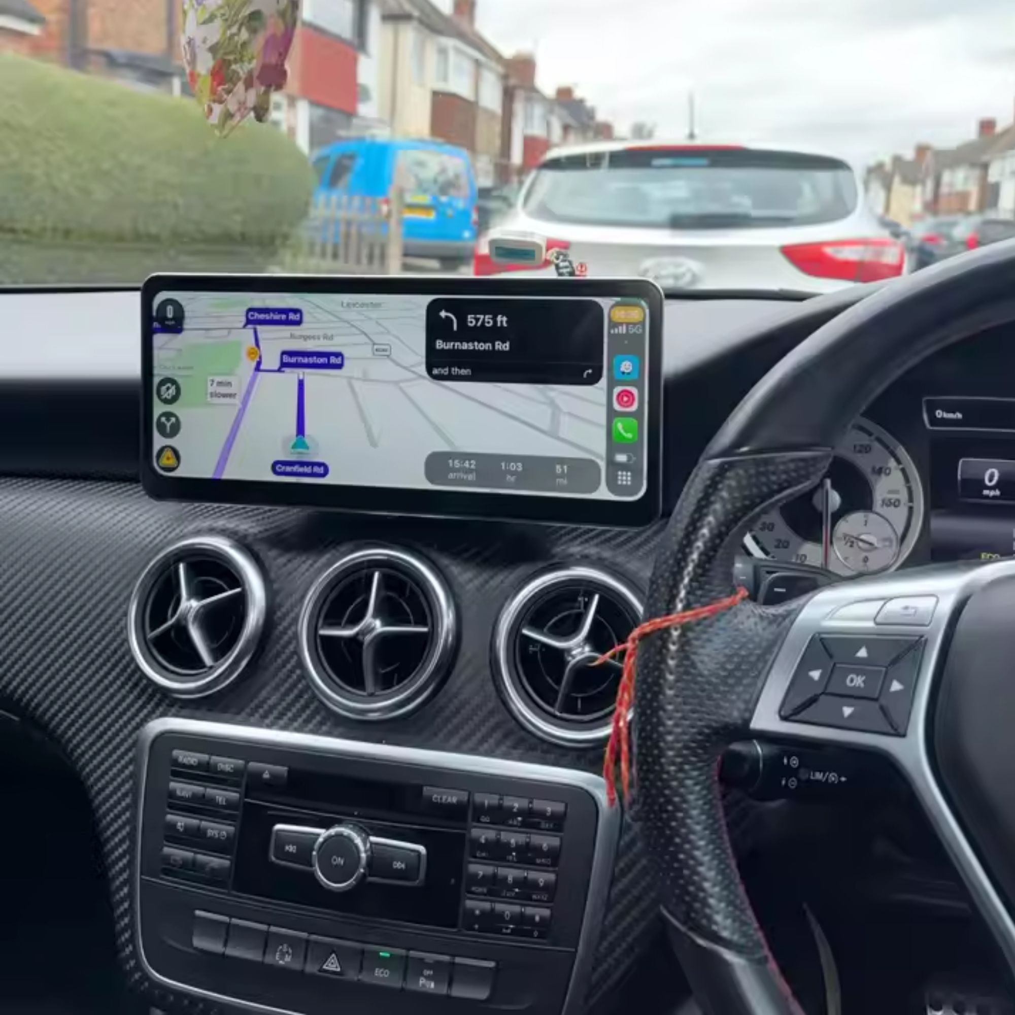 Mercedes Clase A/CLA/GLA | W176/C177/X156 | 12.3" Pantalla Táctil Apple CarPlay/Android Auto | (2013-2018)