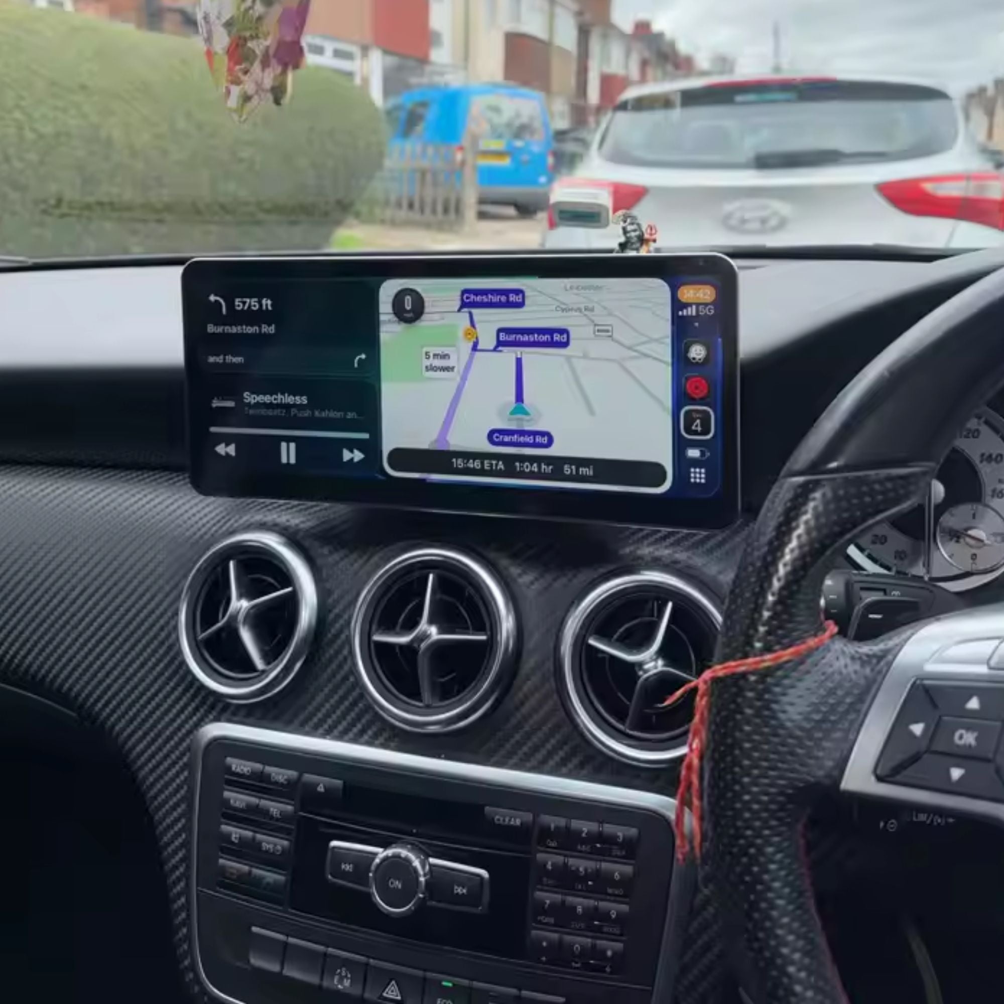 Mercedes Clase A/CLA/GLA | W176/C177/X156 | 12.3" Pantalla Táctil Apple CarPlay/Android Auto | (2013-2018)