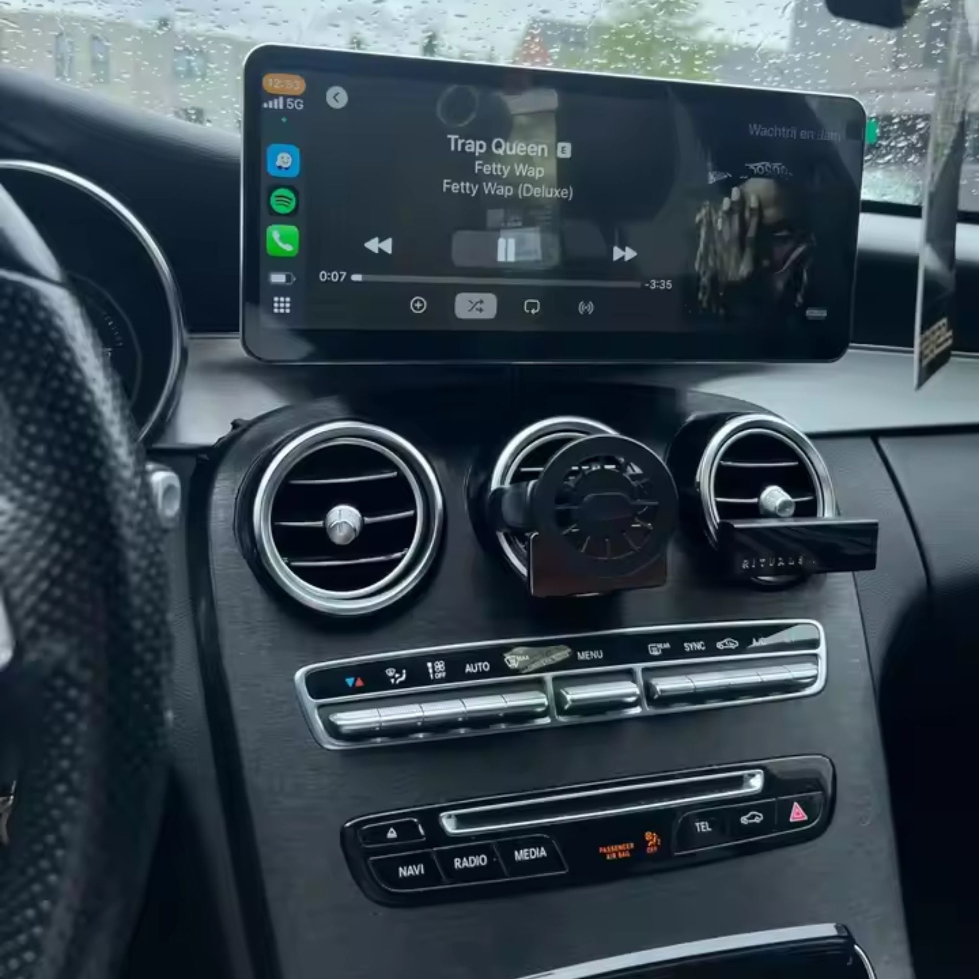 Mercedes Clase C/GLC | W205/X253 | 12.3" Pantalla Táctil Apple CarPlay/Android Auto | (2014-2019)