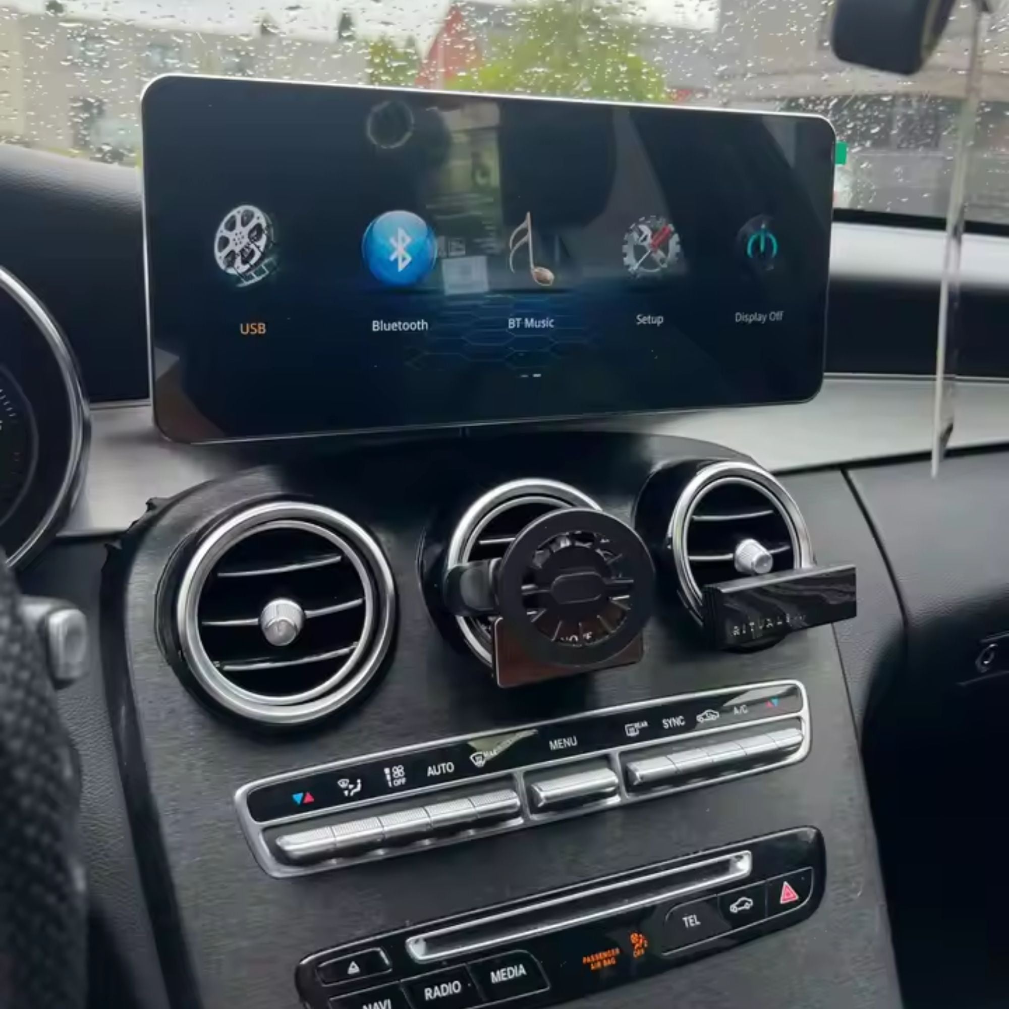 Mercedes Clase C/GLC | W205/X253 | 12.3" Pantalla Táctil Apple CarPlay/Android Auto | (2014-2019)