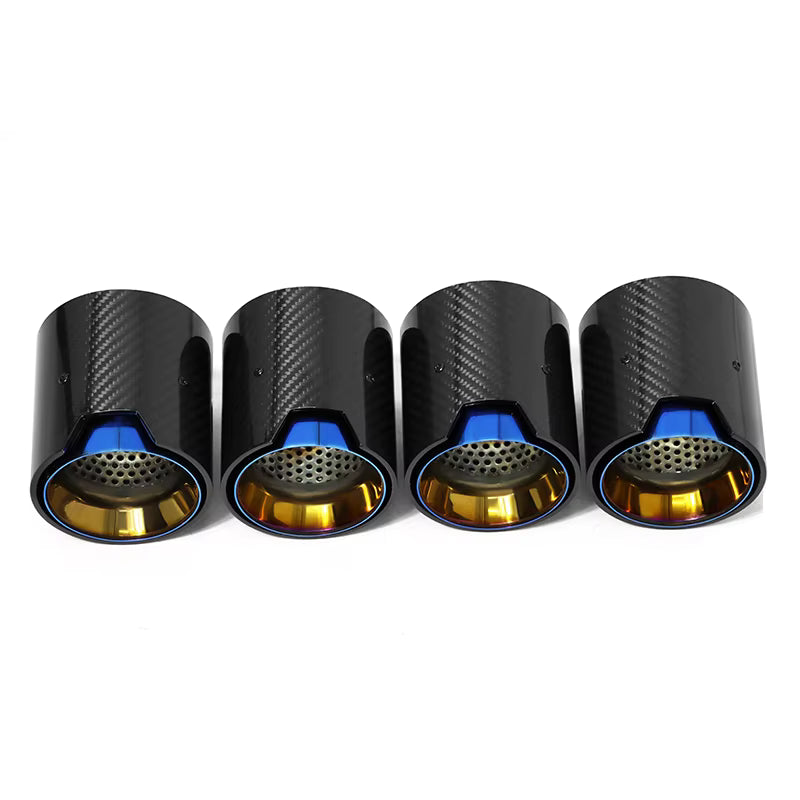 Colas de escape de carbono con corte recto para BMW M2 F87