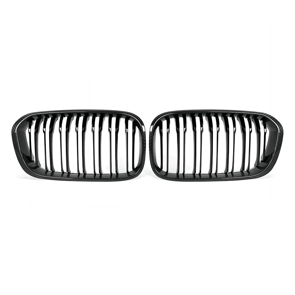 Carbon Fibre Double Slat Front Grills For 1 Series LCI F20 F21 (2015-2019) - Avoro Design