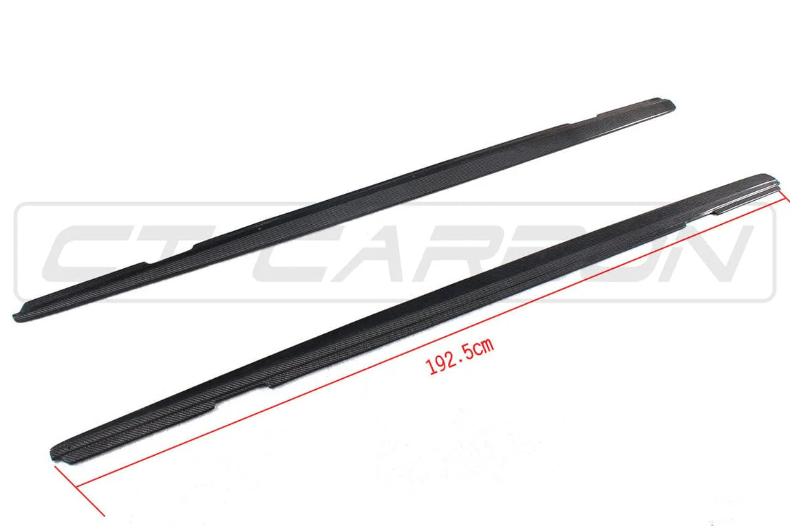 FALDONES LATERALES DE FIBRA DE CARBONO BMW SERIE 1 Y 2 F20/F22/F23 - ESTILO MP CT CARBONO