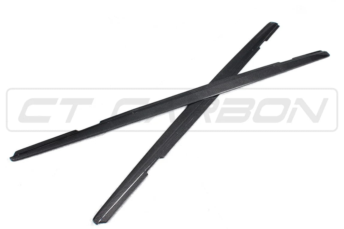 FALDONES LATERALES DE FIBRA DE CARBONO BMW SERIE 1 Y 2 F20/F22/F23 - ESTILO MP CT CARBONO