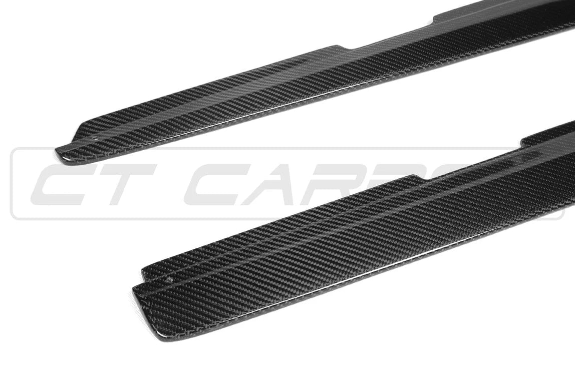 FALDONES LATERALES DE FIBRA DE CARBONO BMW SERIE 1 Y 2 F20/F22/F23 - ESTILO MP CT CARBONO