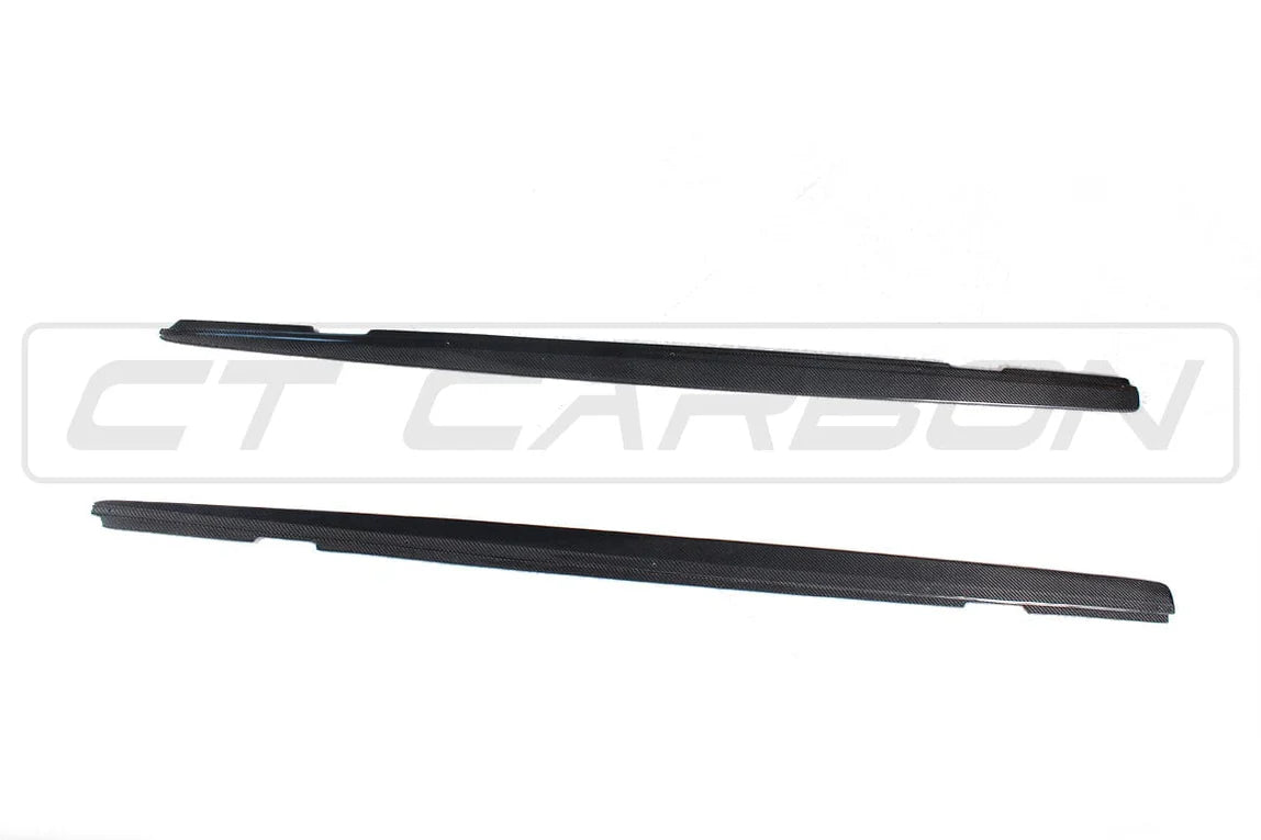 FALDONES LATERALES DE FIBRA DE CARBONO BMW SERIE 1 Y 2 F20/F22/F23 - ESTILO MP CT CARBONO