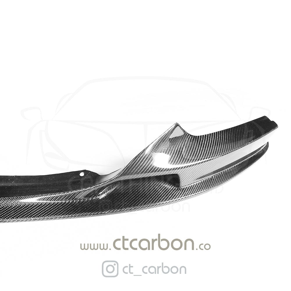 BMW 2 SERIES F22 & F23 M SPORT CARBON FRONT LIP SPLITTER - OEM + CT DESIGN