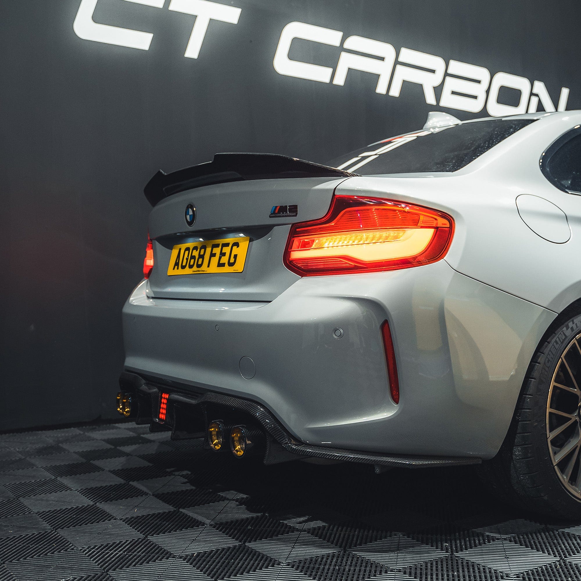 BMW M2 / M2C F87 & F22 2 SERIES CARBON FIBRE DUCKTAIL SPOILER - PS STYLE