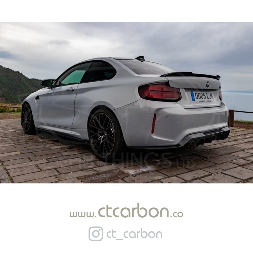 BMW M2 / M2C F87 & F22 2 SERIES CARBON FIBRE SPOILER - CS STYLE