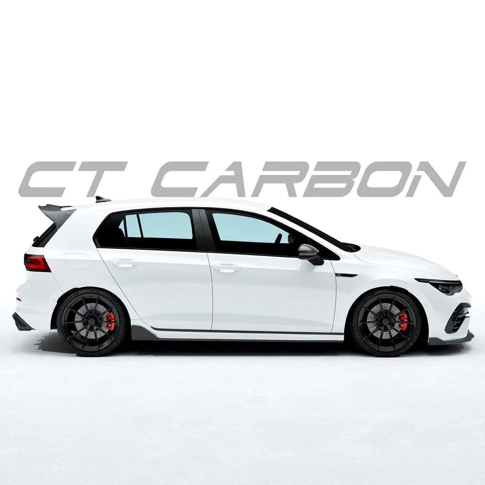 VW GOLF MK8 R CARBON FIBRE SIDE SKIRTS - CT DESIGN - Avoro Design