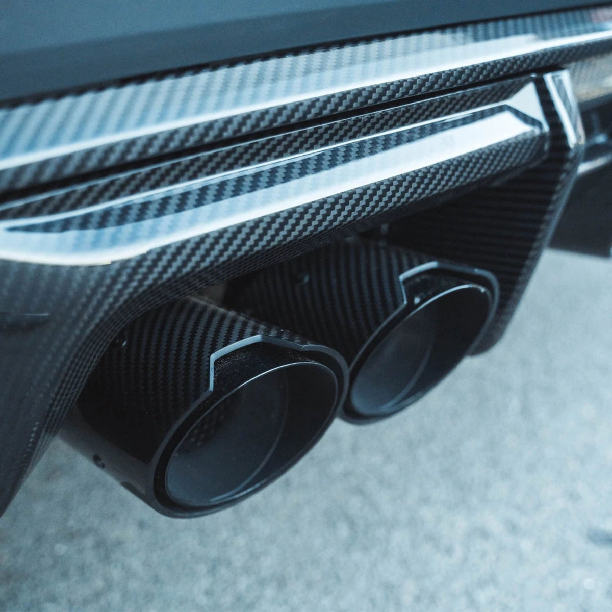 BMW X3M F97 | X4M F98 Slash Cut Carbon Exhaust Tips
