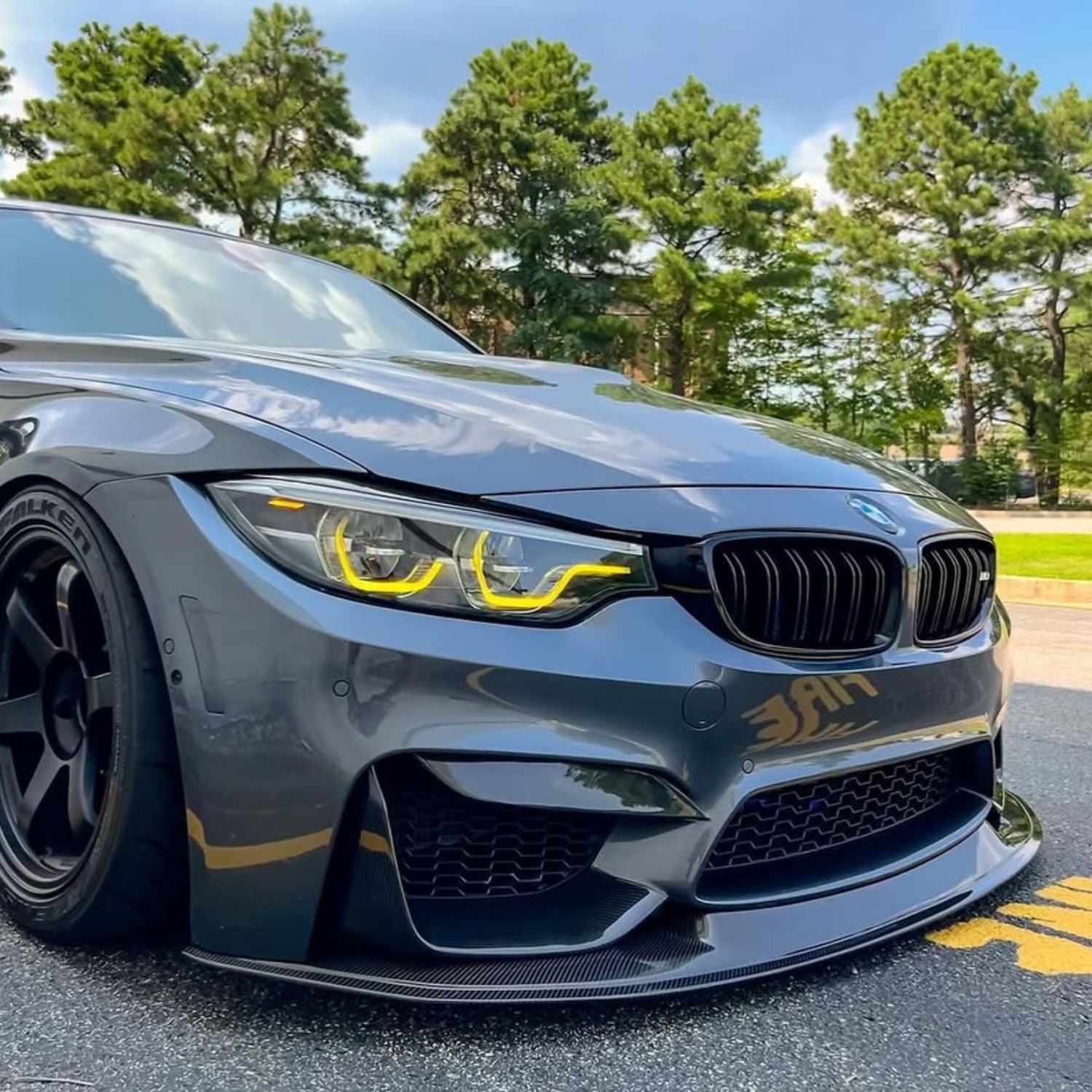 CSL Style Yellow DRL LED Lights Module Set For BMW M3 & M4 (F80/F82/F83)