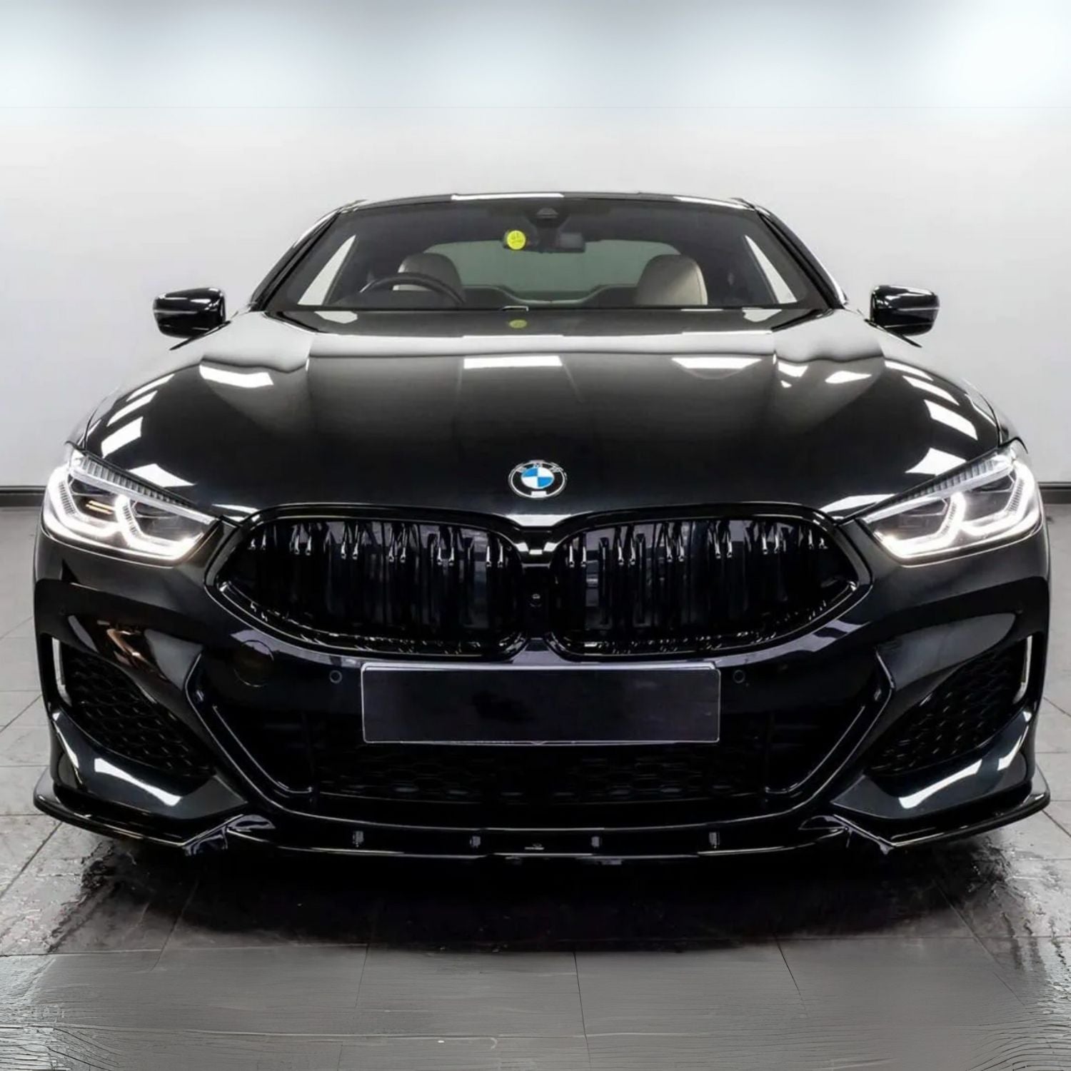 BMW Serie 8 G14 G15 G16 LCI Parrilla Doble Lama Negro Brillo (2023+)