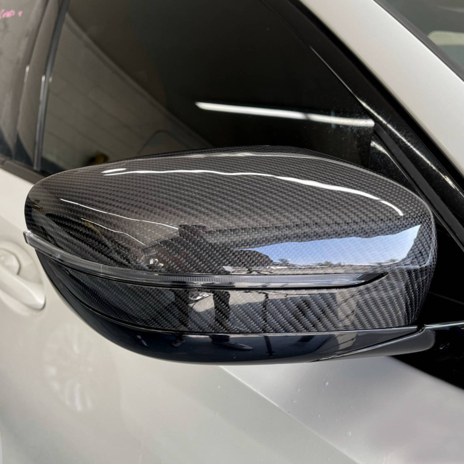 BMW 2, 3, 4, 5 Series G42, G20, G22, G30 Cubiertas de Espejo de Fibra de Carbono (2017+)