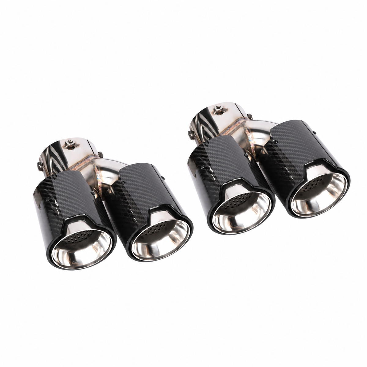 BMW Serie 2/3/4 | G42/G20/G22 | M240i/M340i/M440i Colas de escape cuádruples de carbono