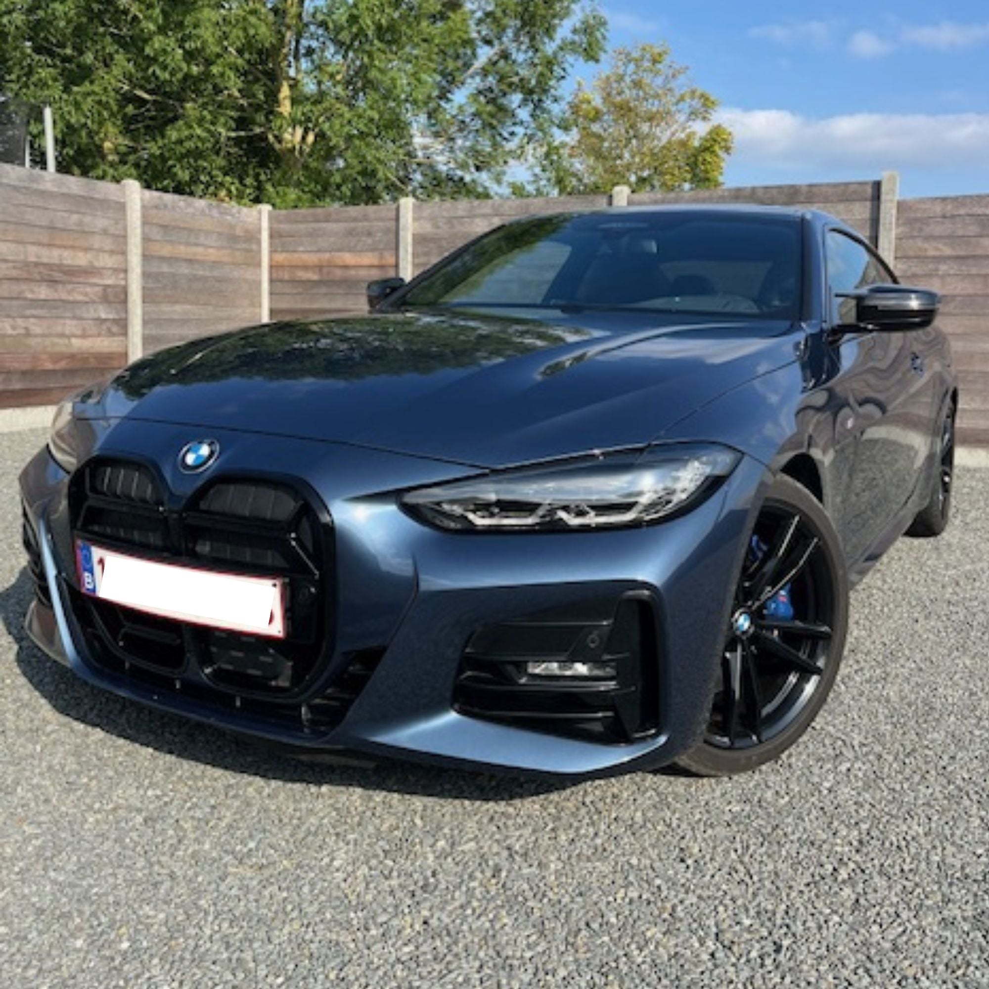 BMW Serie 4 G22 G23 Parrilla Estilo CSL Negro Brillo (2020+)