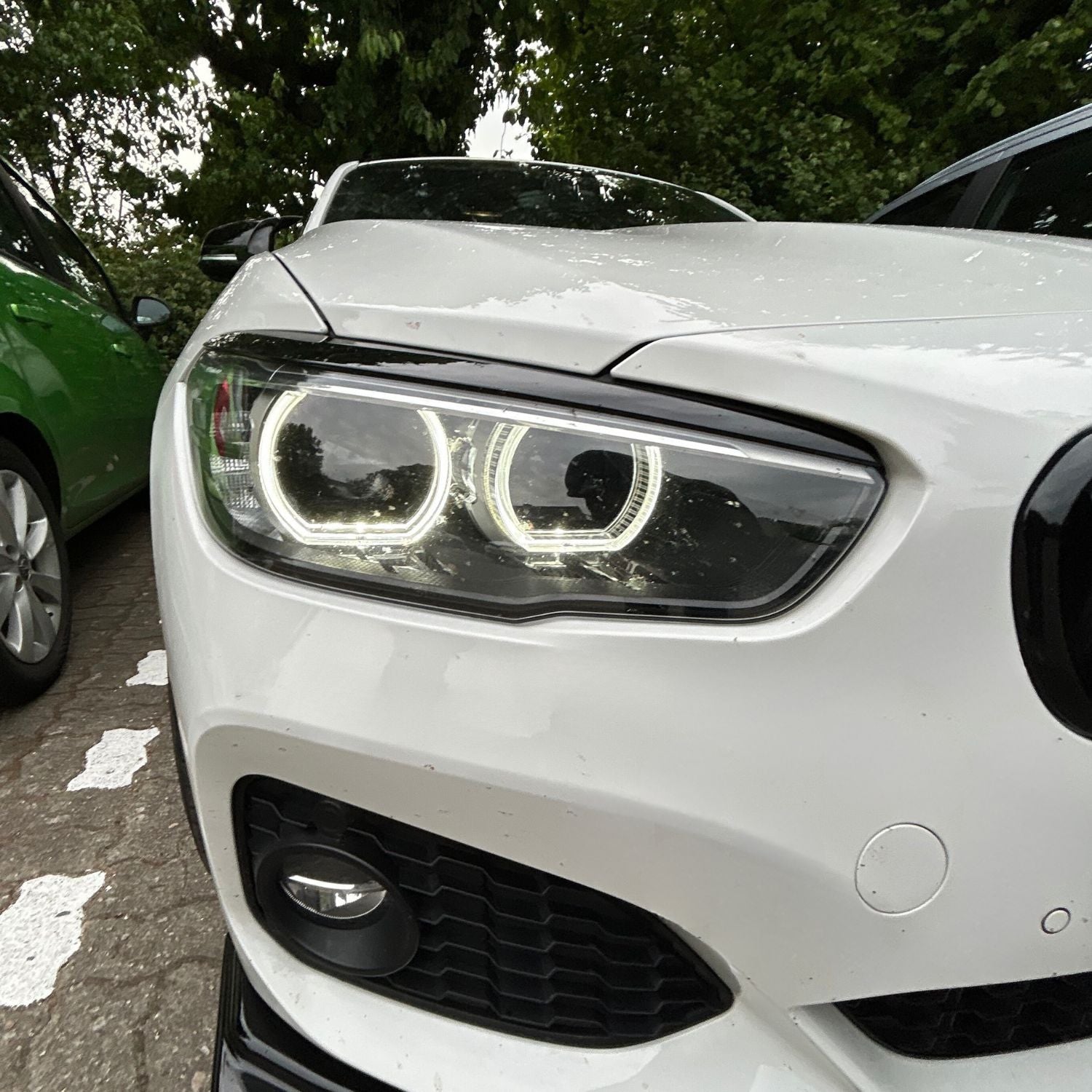 Cejas de faros delanteros para BMW Serie 1 LCI F20 F21 (2015-2019)