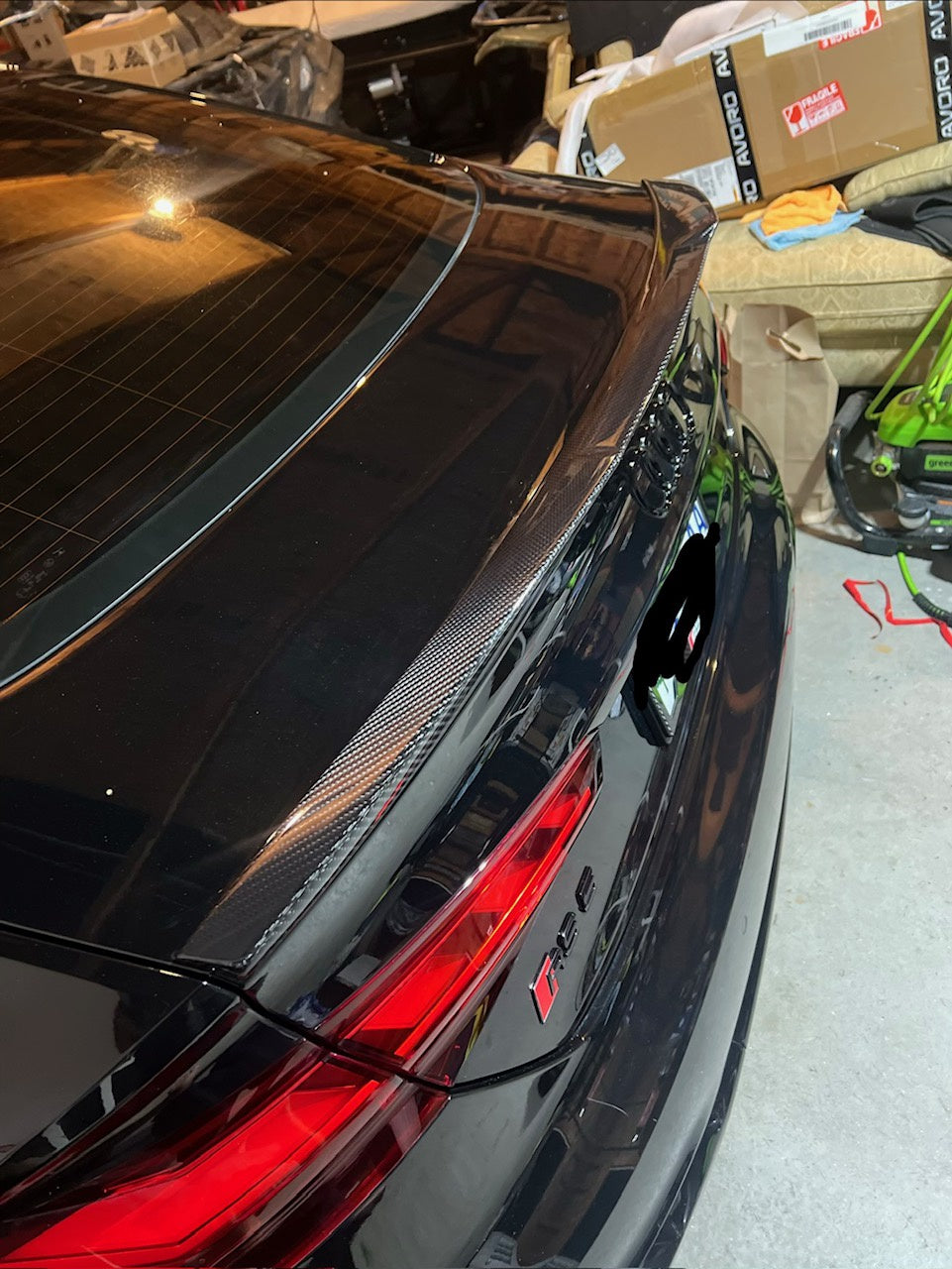 Audi A5 S5 RS5 B9 Sportback Prepreg de Carbono Estilo M Spoiler Trasero por OPTIC (2017-2024)