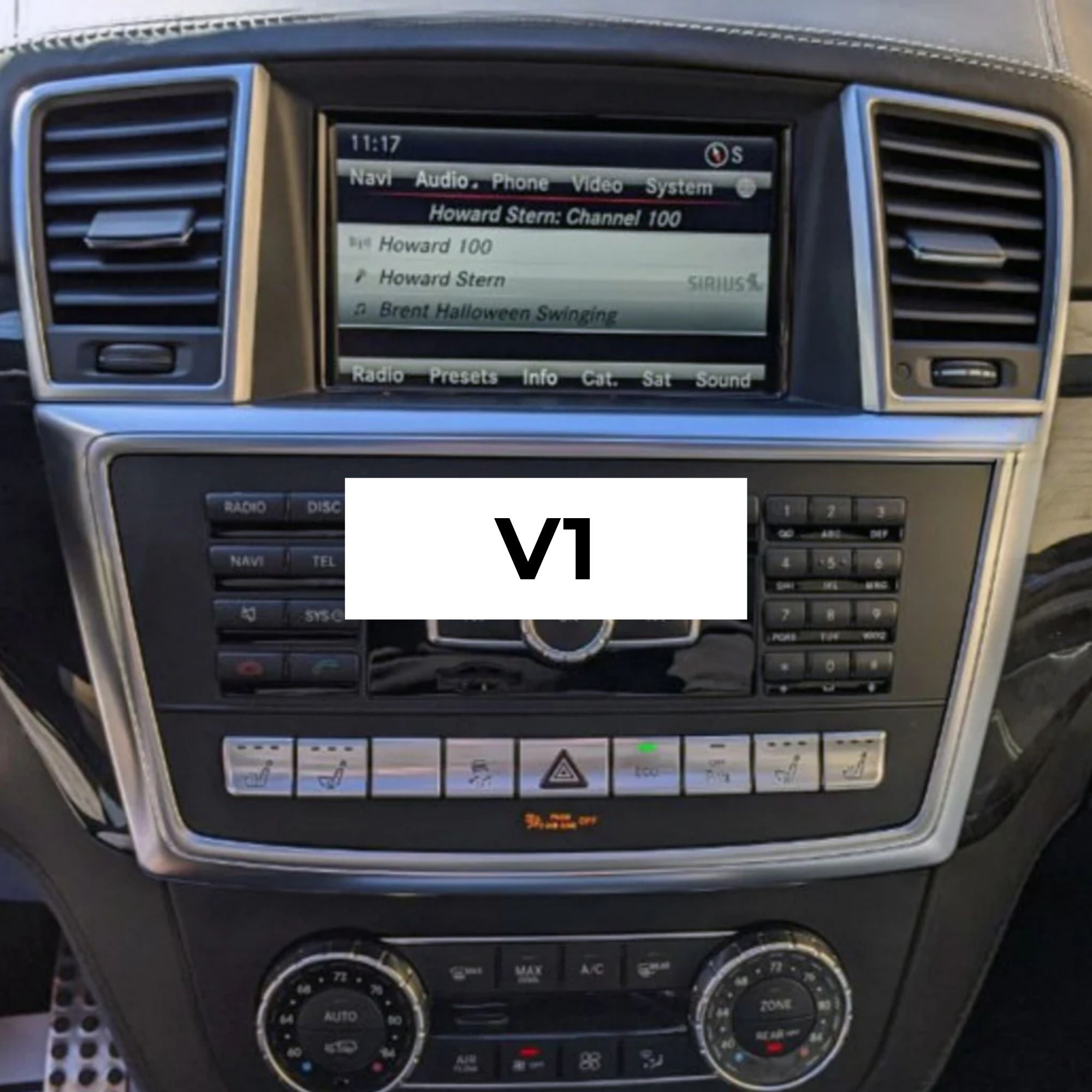 Mercedes Clase GL/ML/GLE/GLS | X166 | 12.3" Pantalla Táctil Apple CarPlay/Android Auto | (2011-2019)