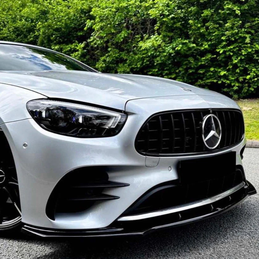 Mercedes E-Class W213 Facelift Parrilla Panamericana GT Estilo Negro Brillo (2020-2023)