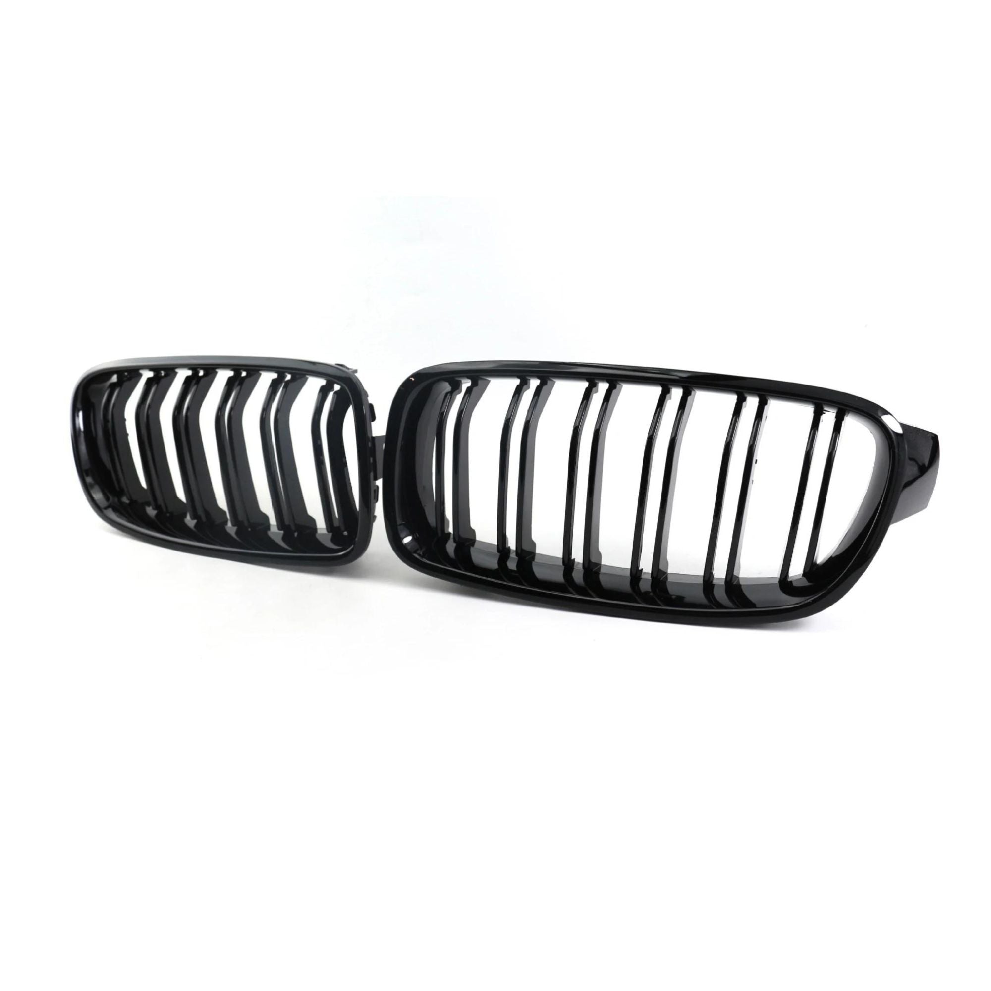 3 Series Gloss Black Double Slat Front Grills F30 F31 F35 (2011-2019) - Avoro Design