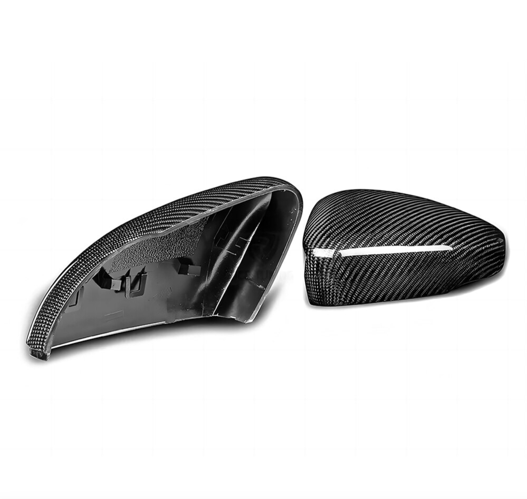 Polo MK5 6R 6C Carbon Fibre Replacement Wing Mirror Covers (2009-2017) - Avoro Design