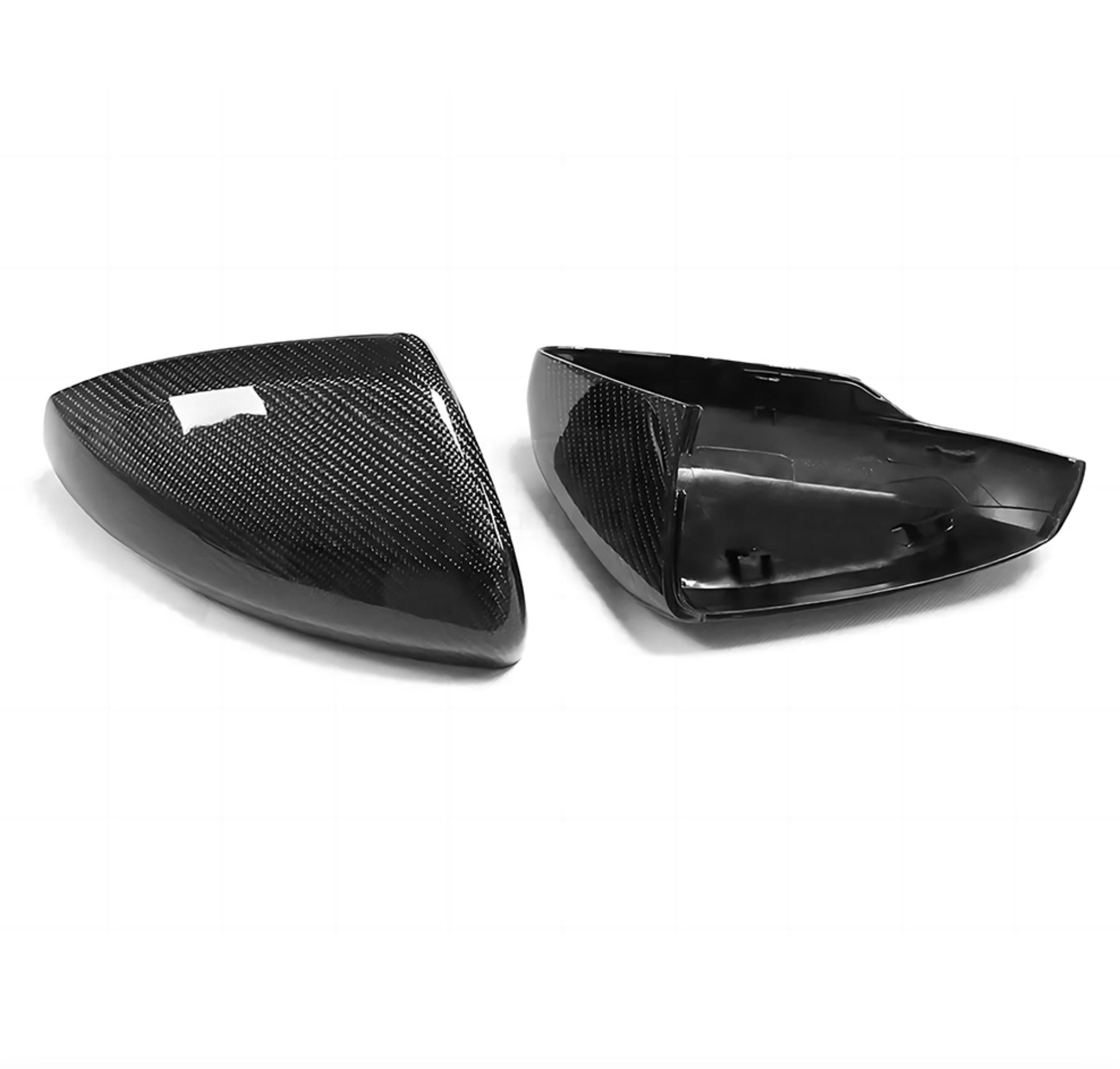 Polo MK6 Carbon Fibre Replacement Wing Mirror Covers (2018+) - Avoro Design